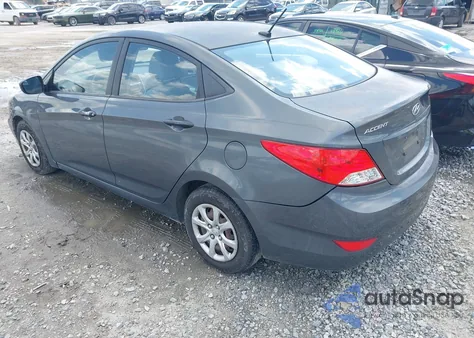 2012 Hyundai Accent Gls z USA, uszkodzony, nr VIN KMHCT4AE3CU054617